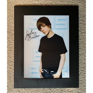 RARE Justin Bieber 2010 “Lenticular Photo Shifting Image” Signed Frame